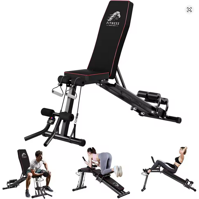 Adjustable weight bench